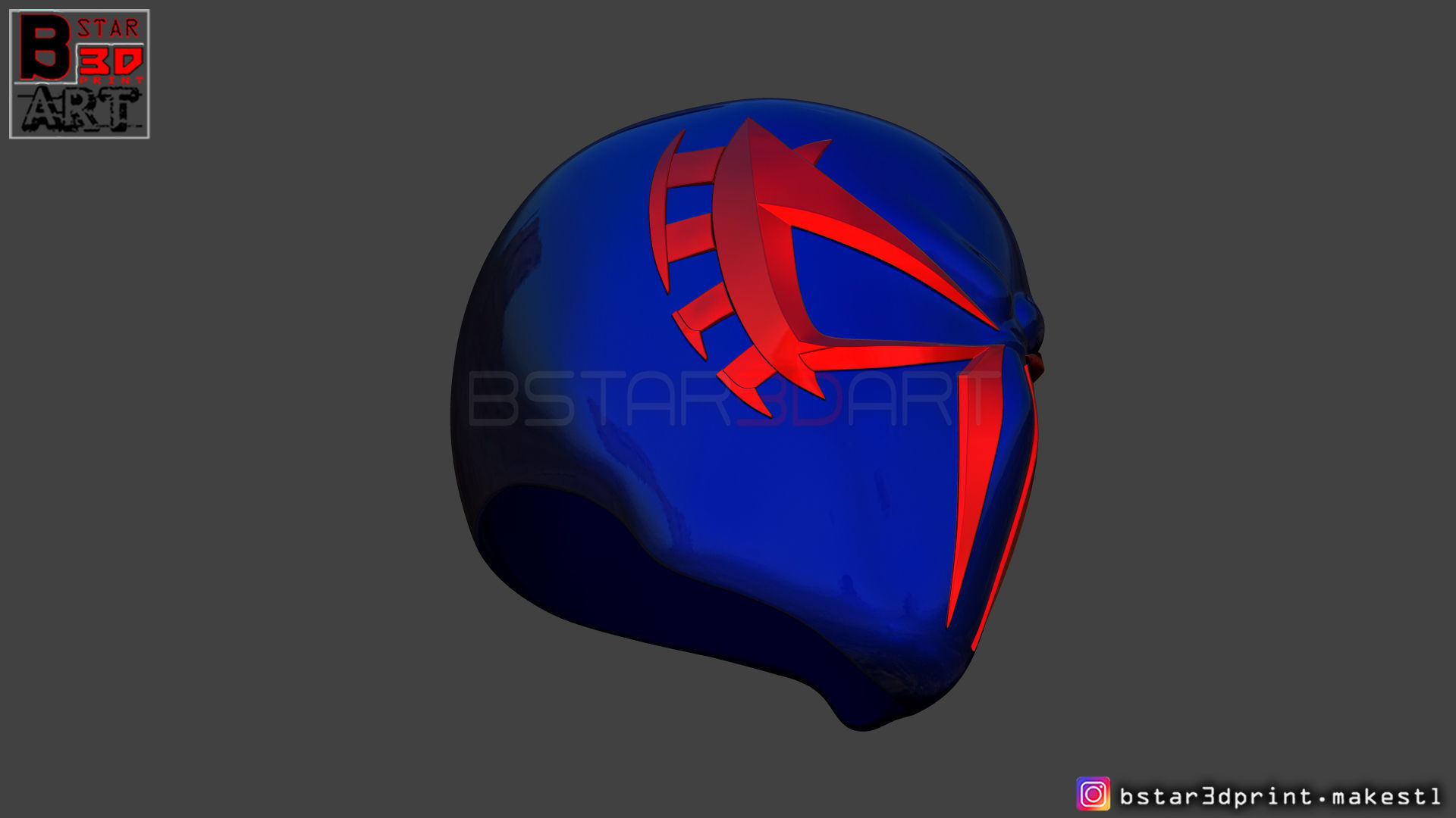 Spider Man 2099 mask -Spider man Helmet - Marvel comics 3D print model_9