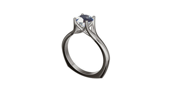 P214 ENGAGEMENT RING 3D print model