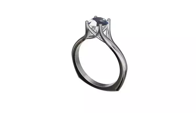 P214 ENGAGEMENT RING 3D print model