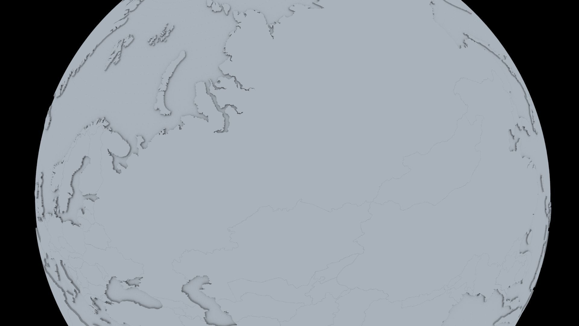 Earth globe 3D model_21