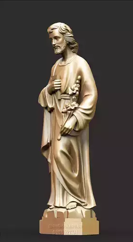 Saint Joseph Worker 3D print model