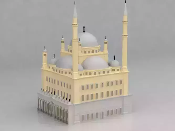 The Mohamed Ali Mosque 3D model