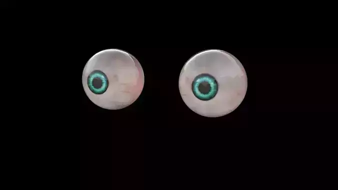 Realistic Human eye Photorealistic model Eyeball  - 3D model