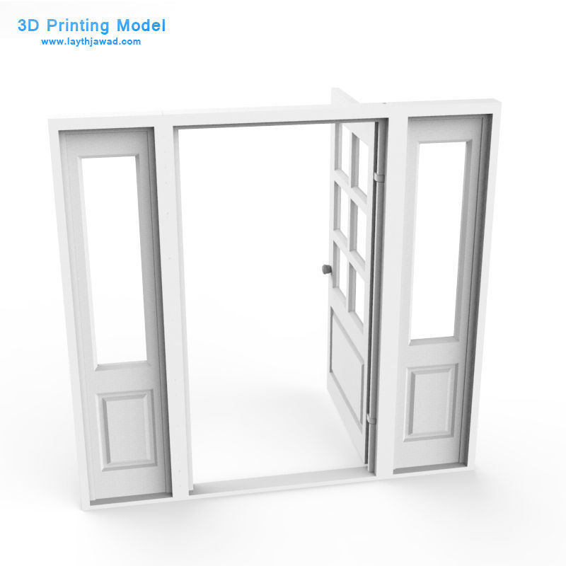 External Door 3D print model_6