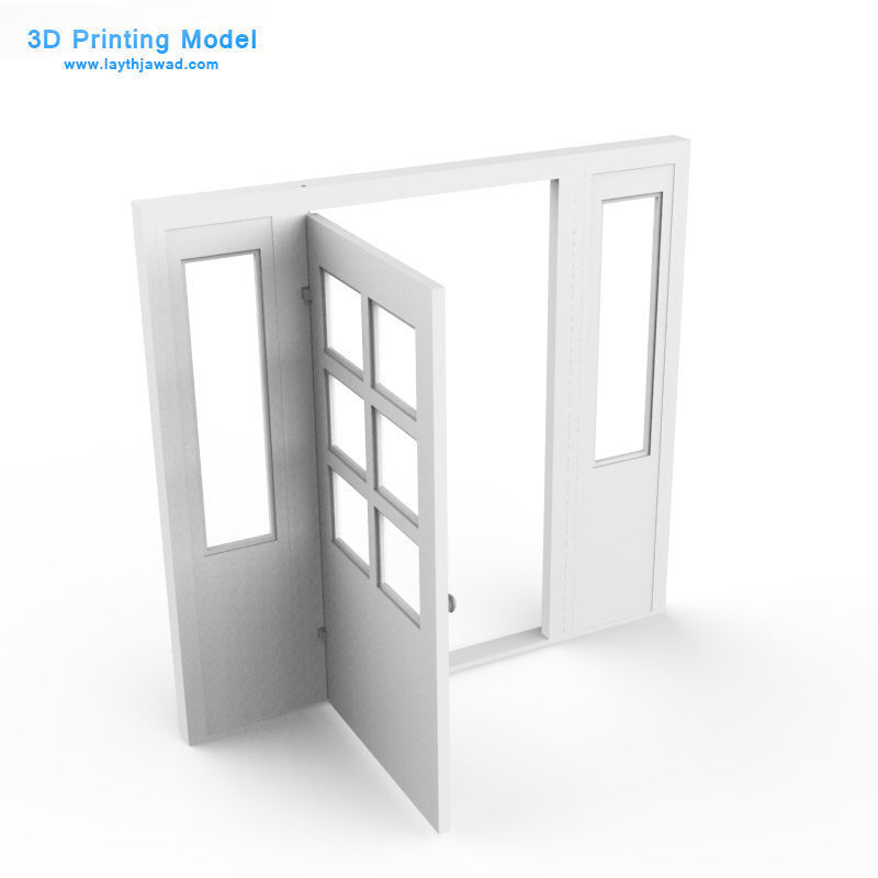 External Door 3D print model_8