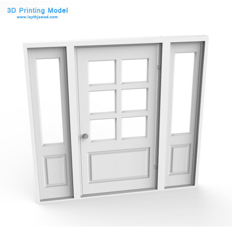 External Door 3D print model_5