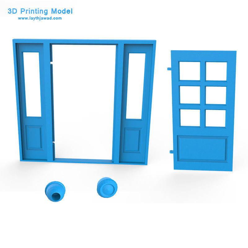 External Door 3D print model_11