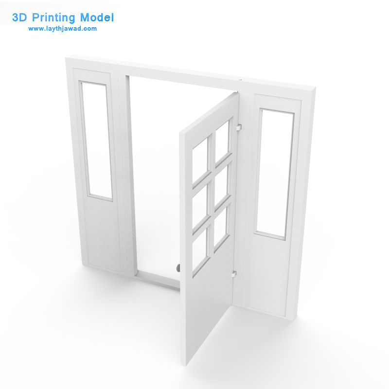 External Door 3D print model_4