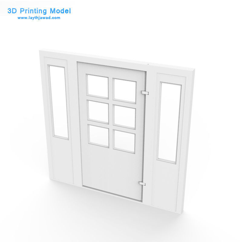 External Door 3D print model_5