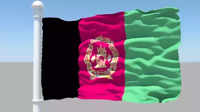 Afghanistan Flag