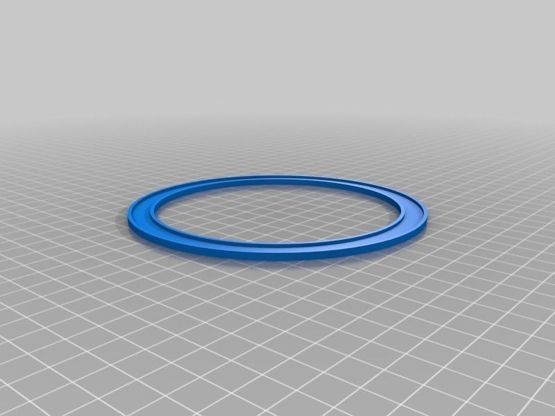 Flat filament spool roller Free 3D print model_1