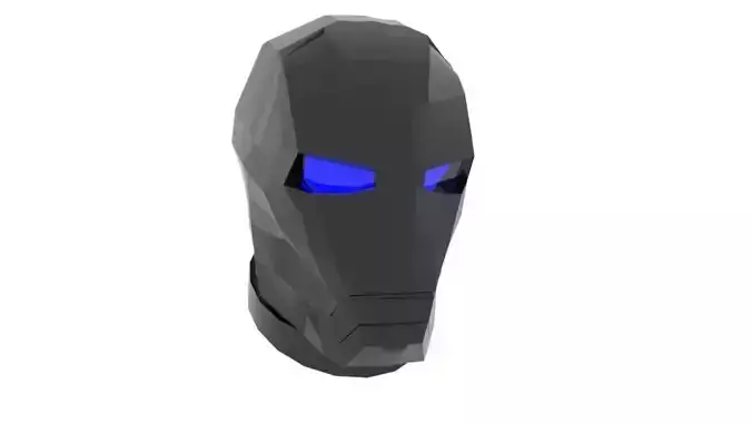 iron man helmet black