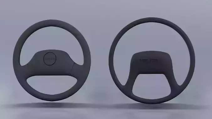 Isuzu ELF NKR 71 NMR 71 Steering Wheels Free low-poly 3D model