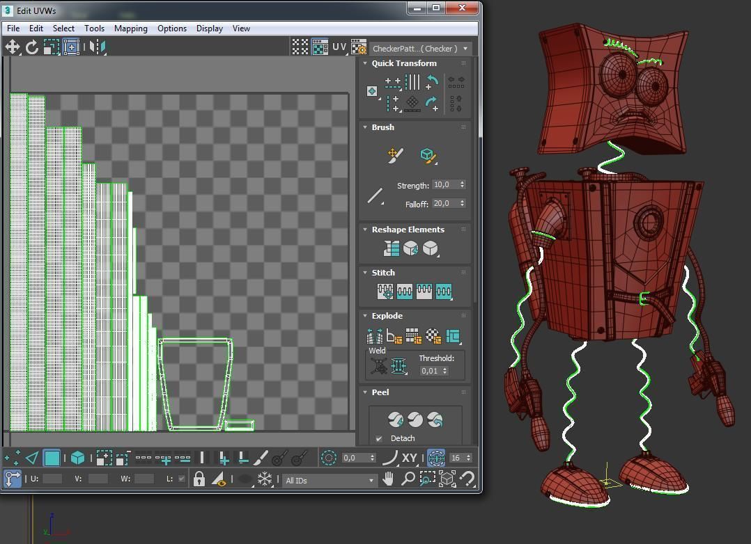 Character Flamethrower  PBR 3D model_20