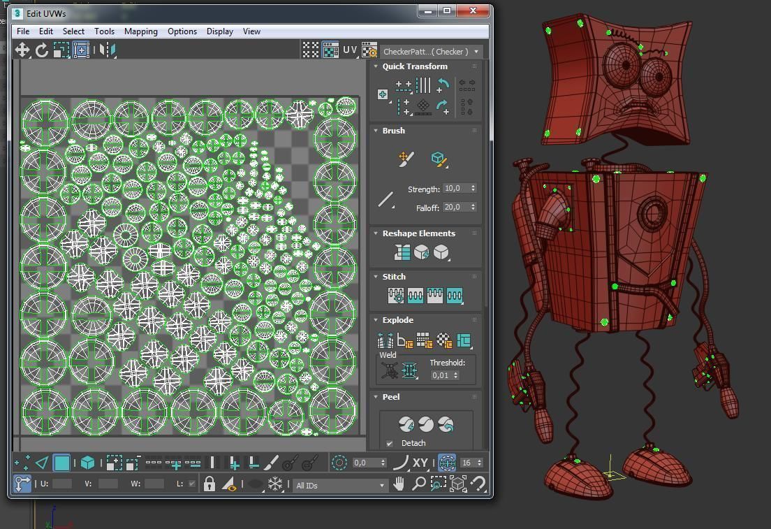 Character Flamethrower  PBR 3D model_22