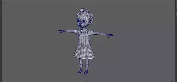 Young Cute African Girl 