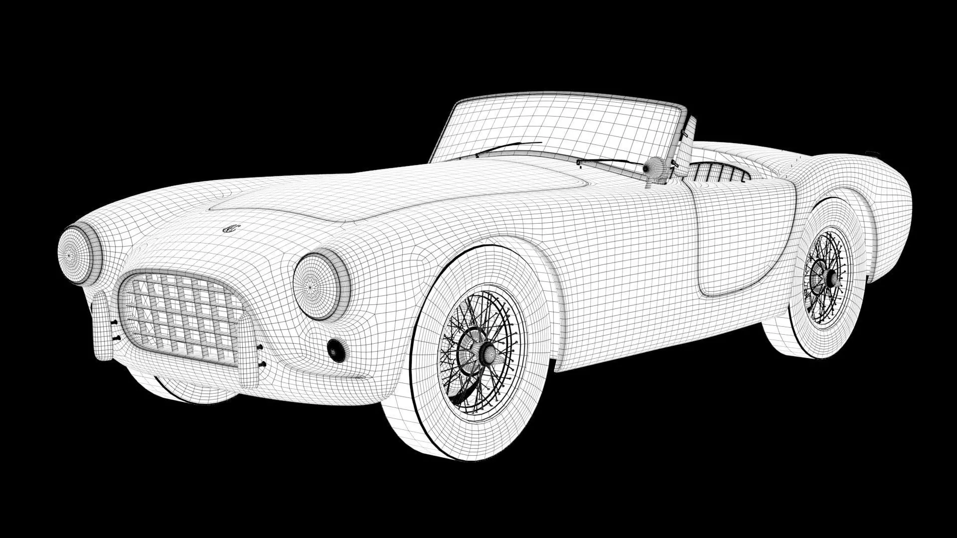 AC Ace 1957 - 3D Model 3D model