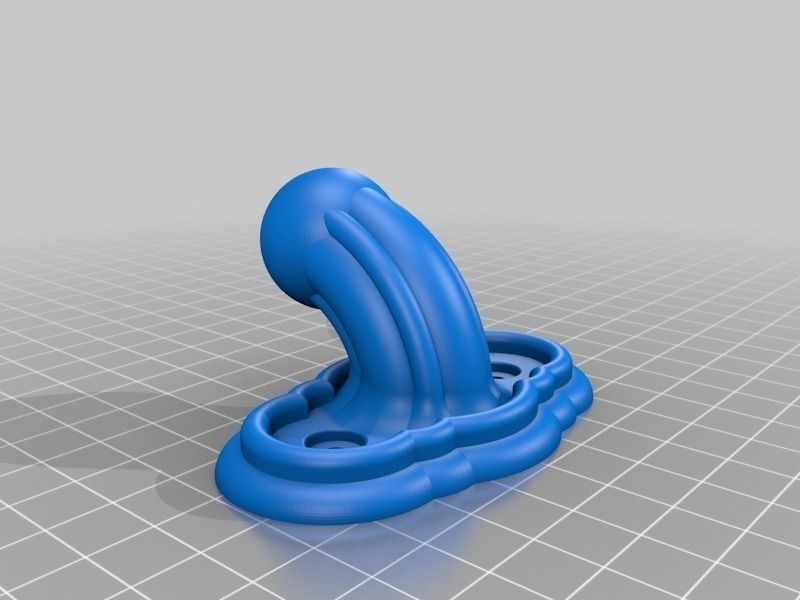 Towel Hook Free 3D print model_2