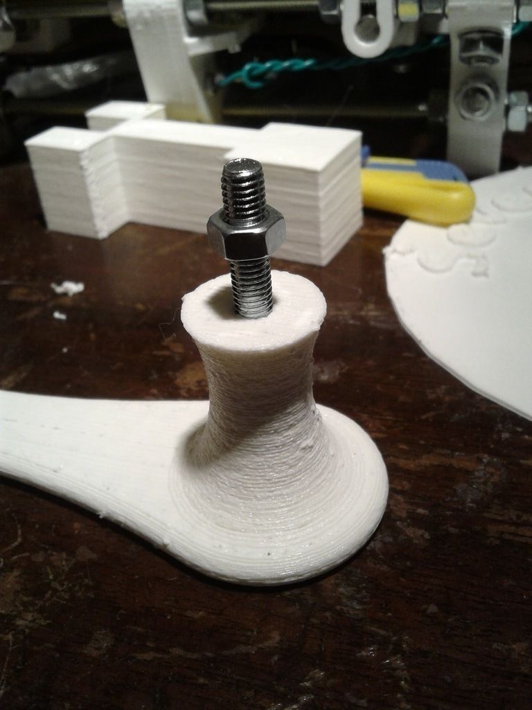 Curvy Door Handle Free 3D print model_2