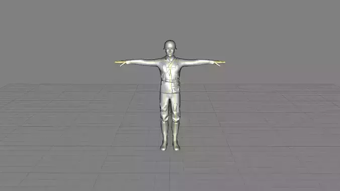 soilder human Free 3D model