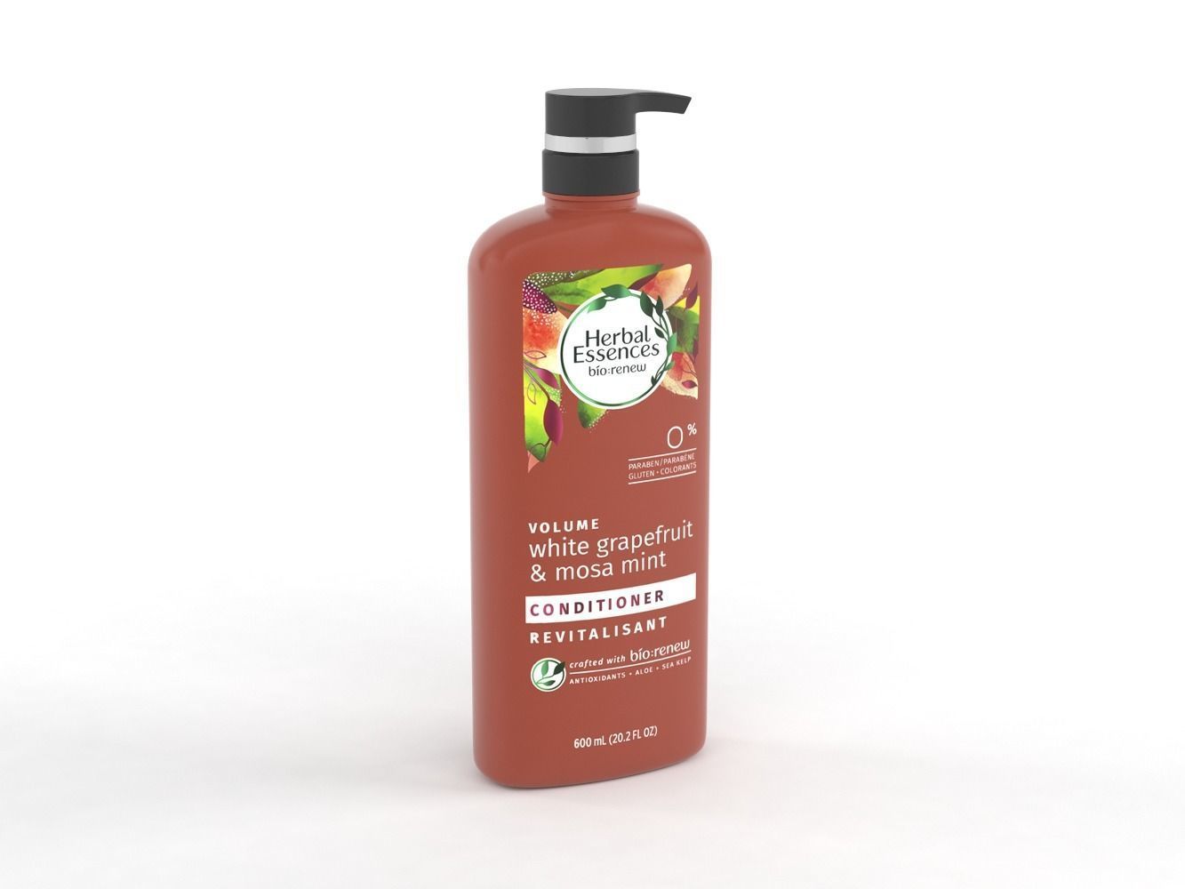 Herbal Essences Shampoo and Conditioner 3D model_3