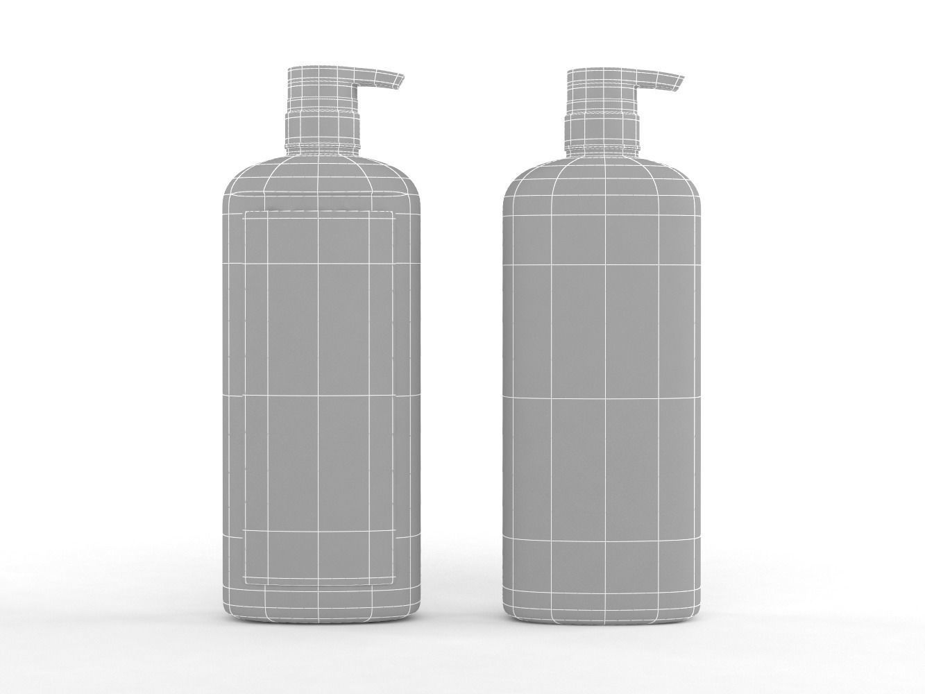 Herbal Essences Shampoo and Conditioner 3D model_7