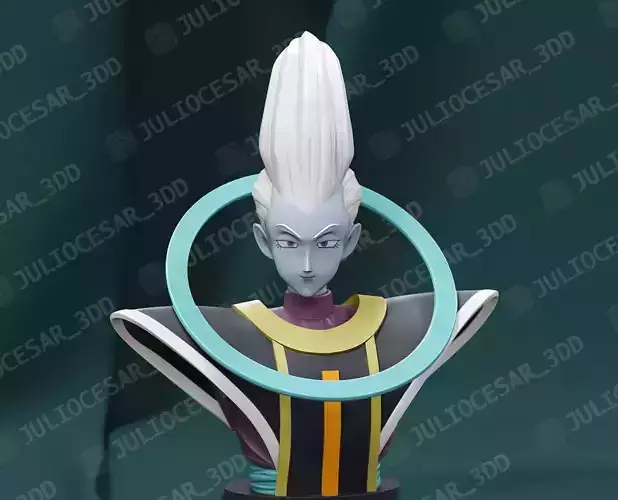 Dragon ball - Whis bust 3D print model