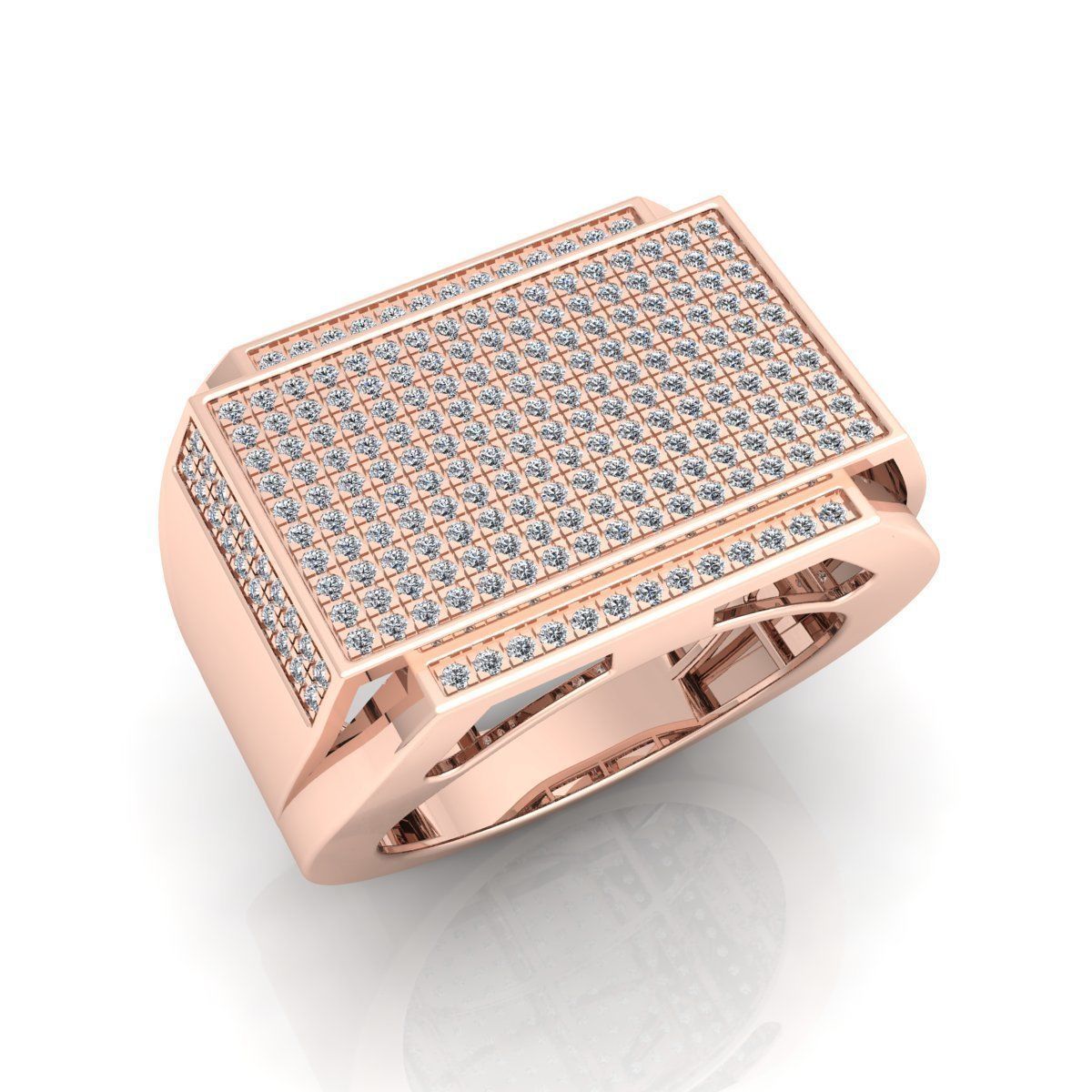 Mens Ring  3D print model_9