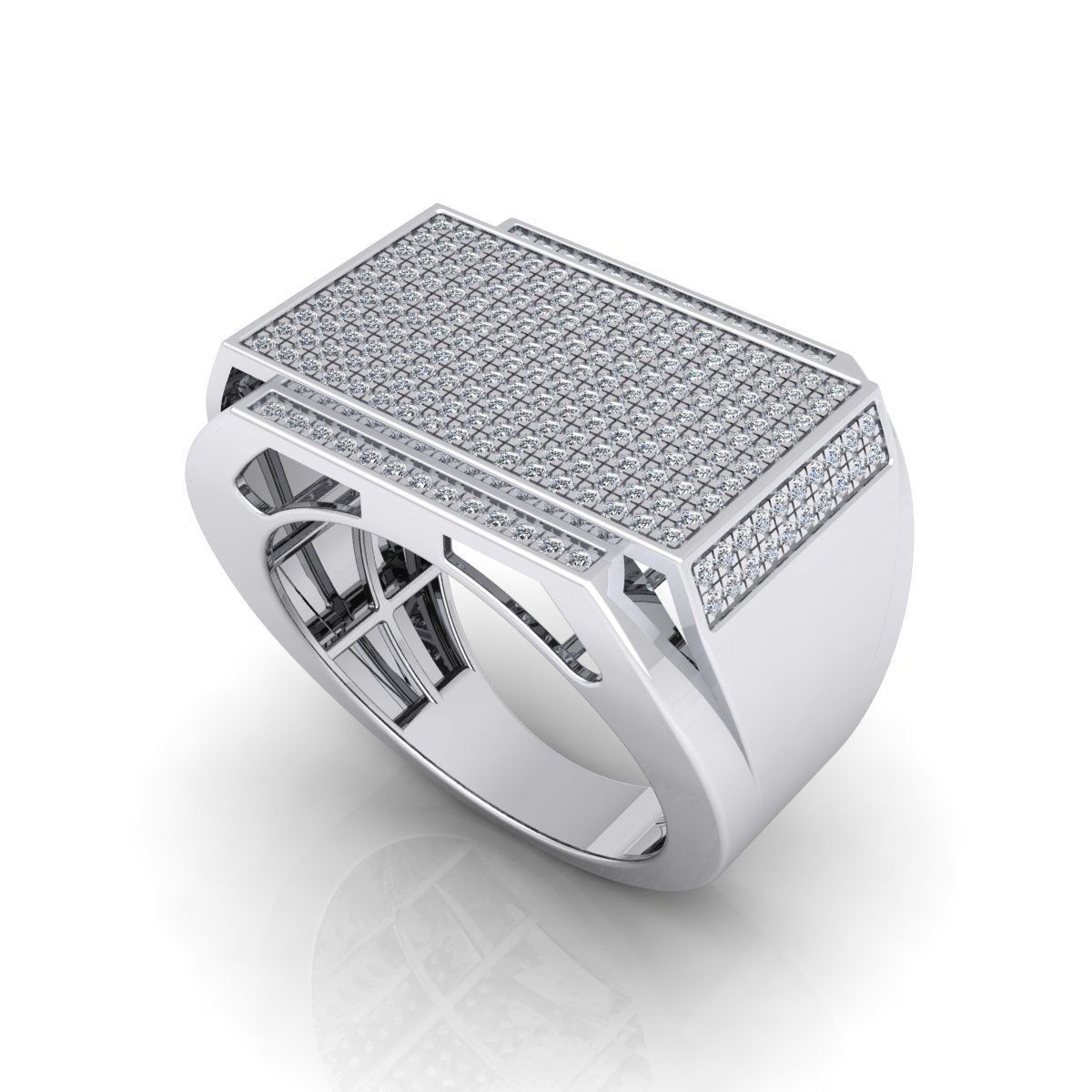 Mens Ring  3D print model_14