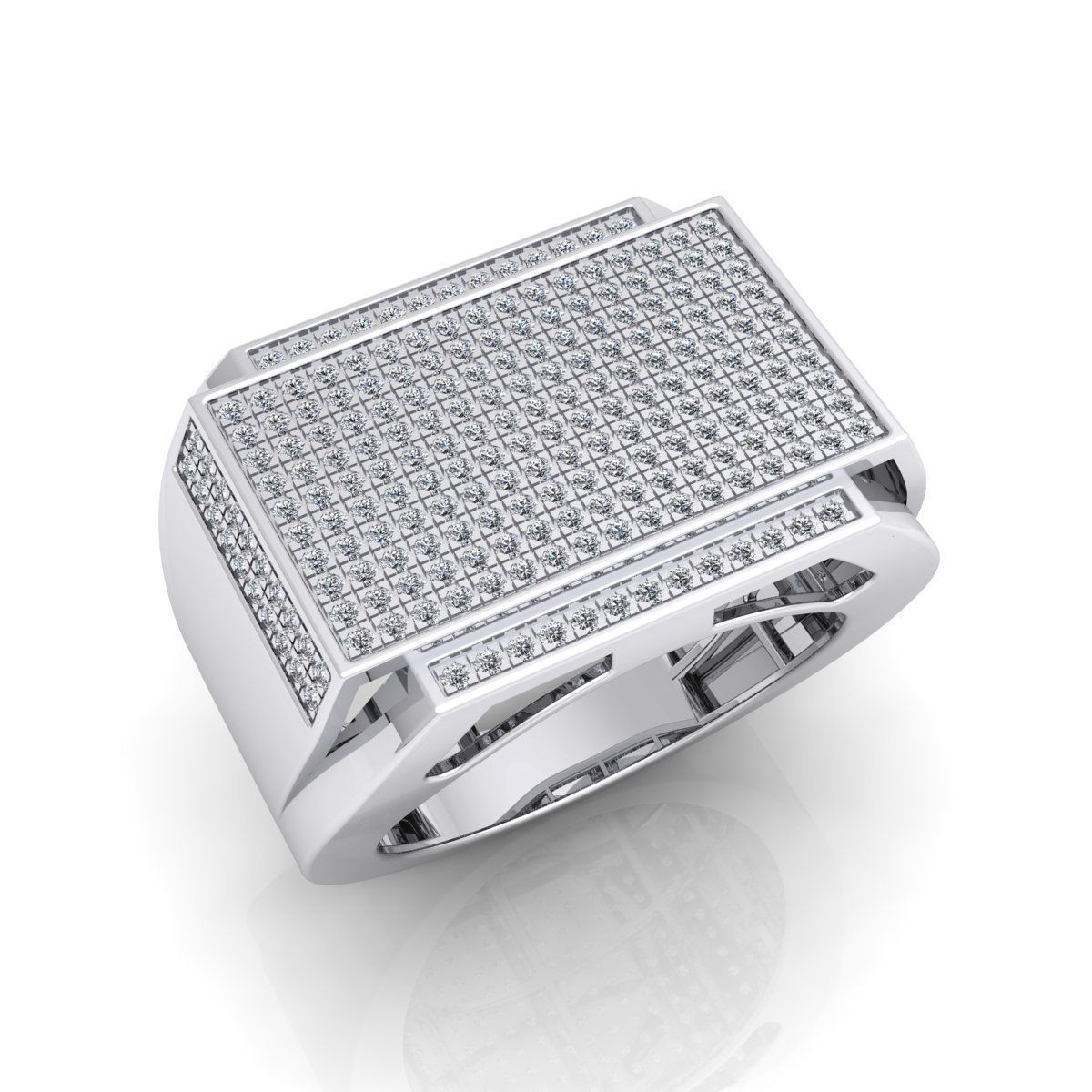 Mens Ring  3D print model_11