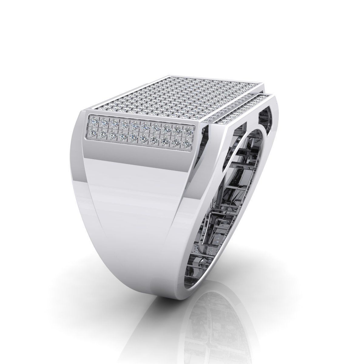 Mens Ring  3D print model_5