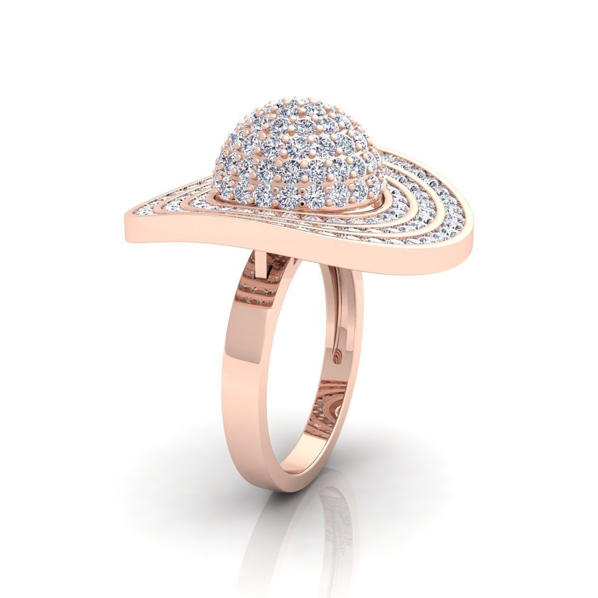 Heat Style Ring 3D print model_1