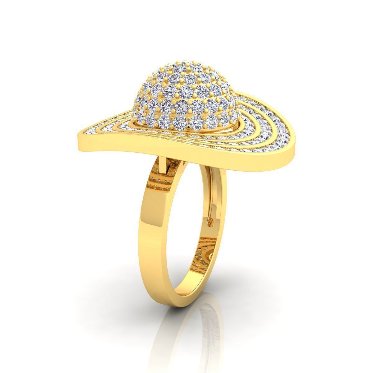 Heat Style Ring 3D print model_2