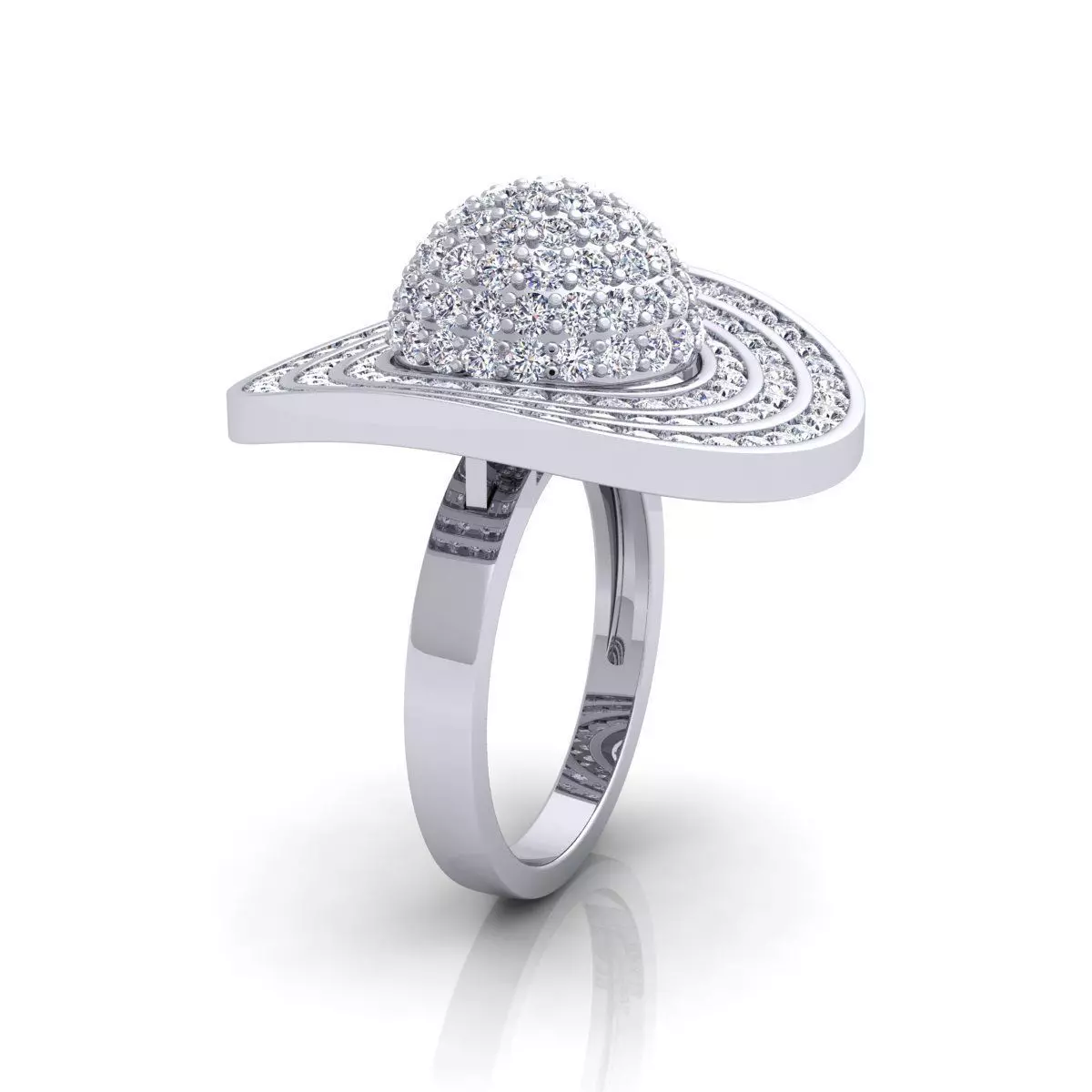 Heat Style Ring 3D print model_0