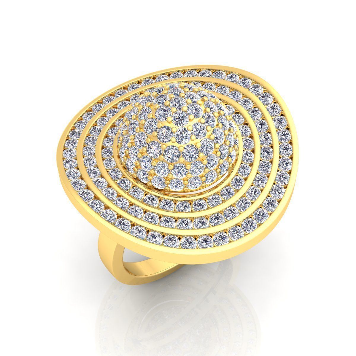 Heat Style Ring 3D print model_9