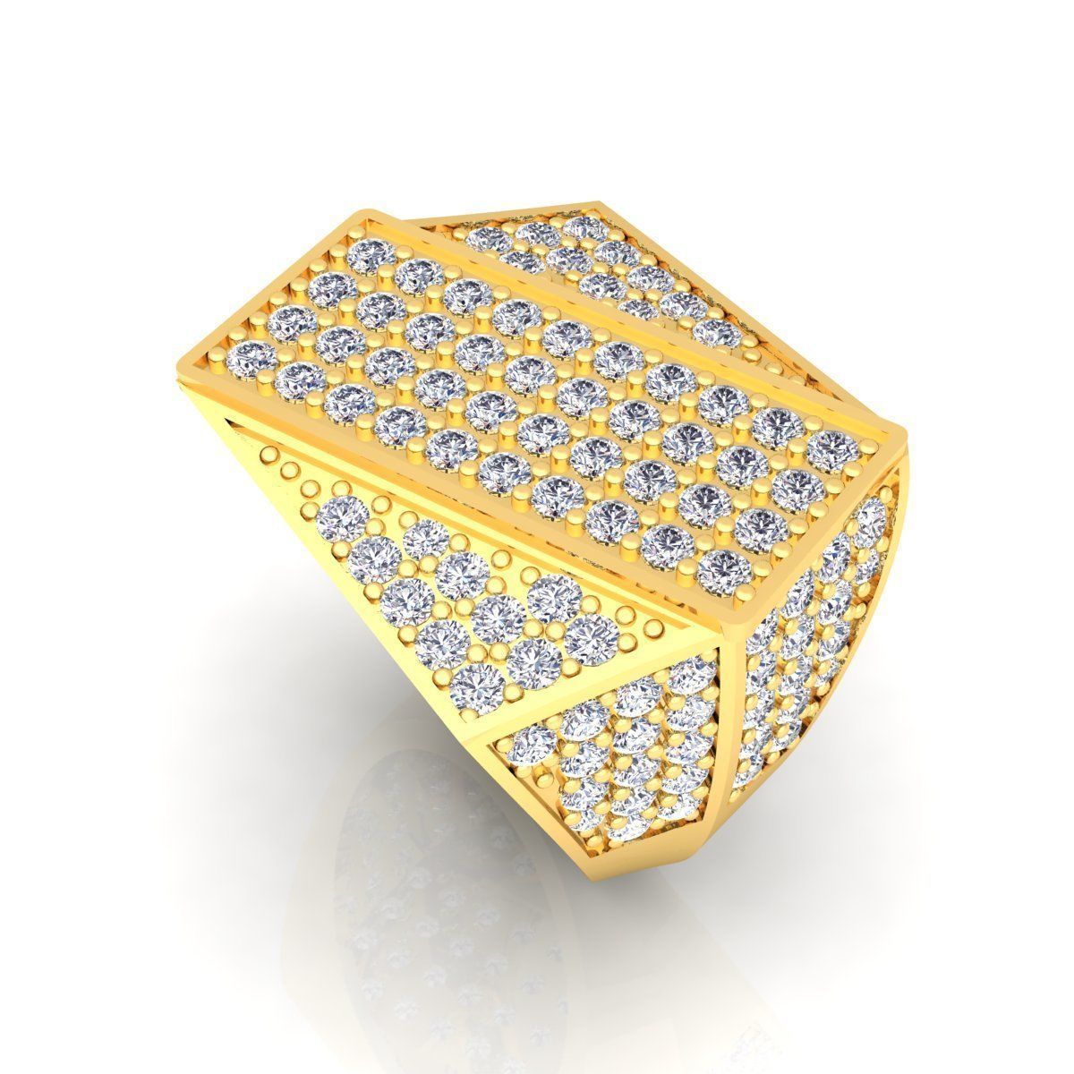 Fancy Style Ring  3D print model_12