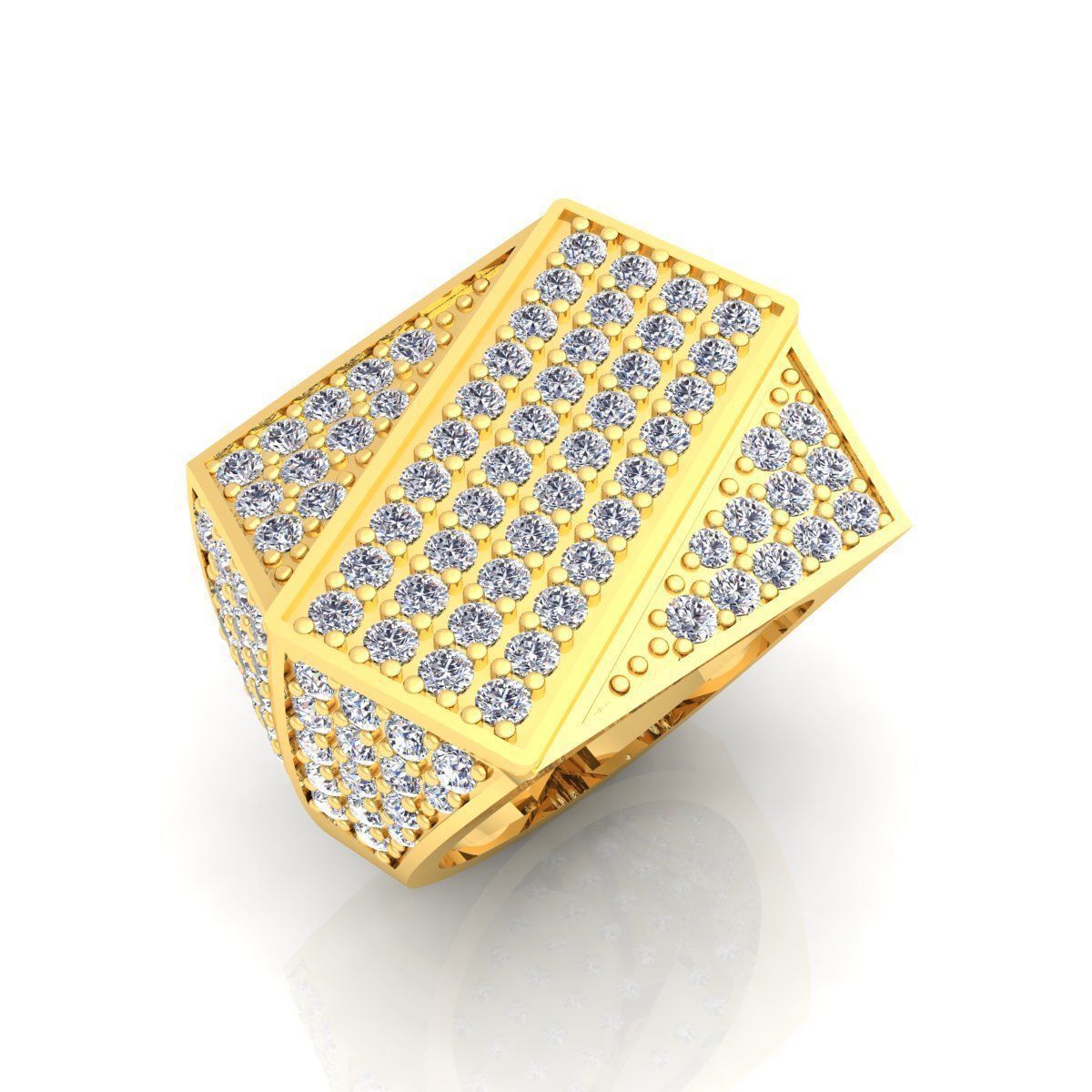 Fancy Style Ring  3D print model_9