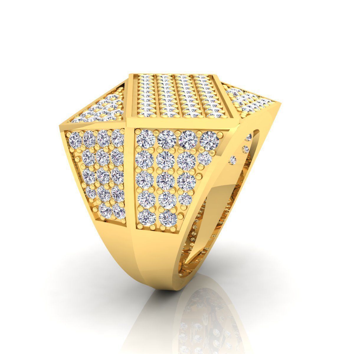 Fancy Style Ring  3D print model_1
