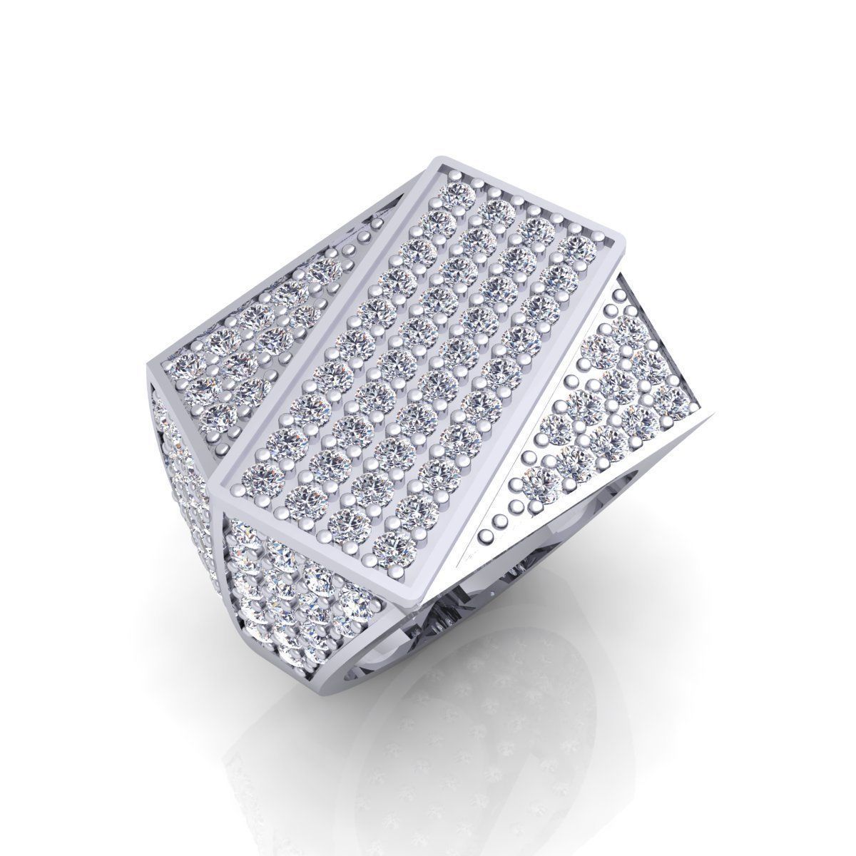 Fancy Style Ring  3D print model_7