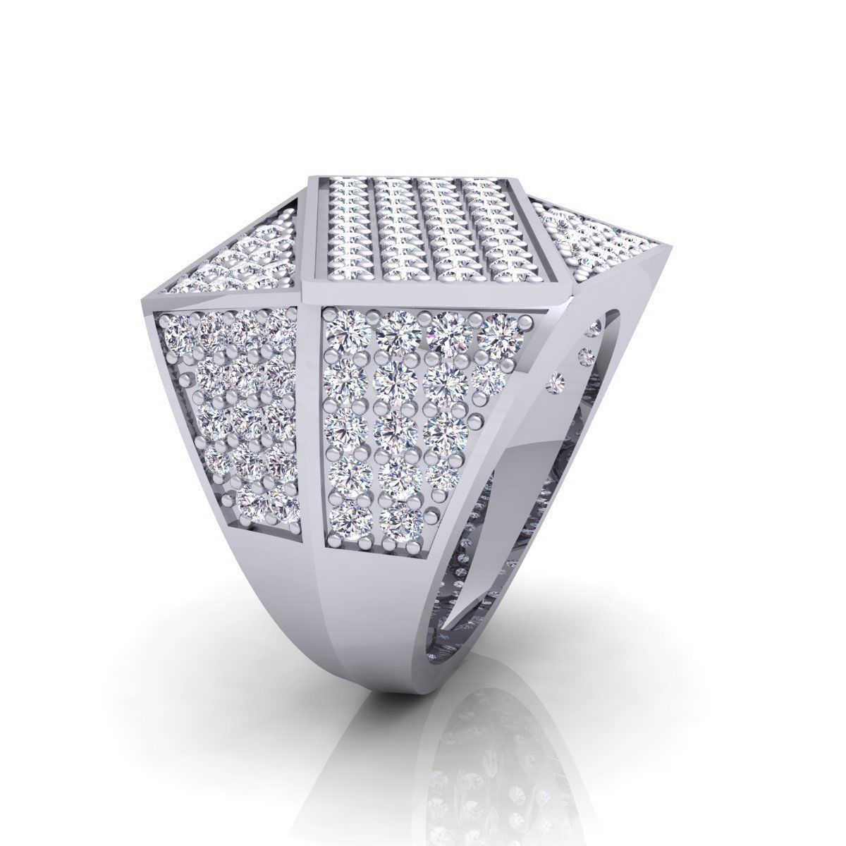 Fancy Style Ring  3D print model_2