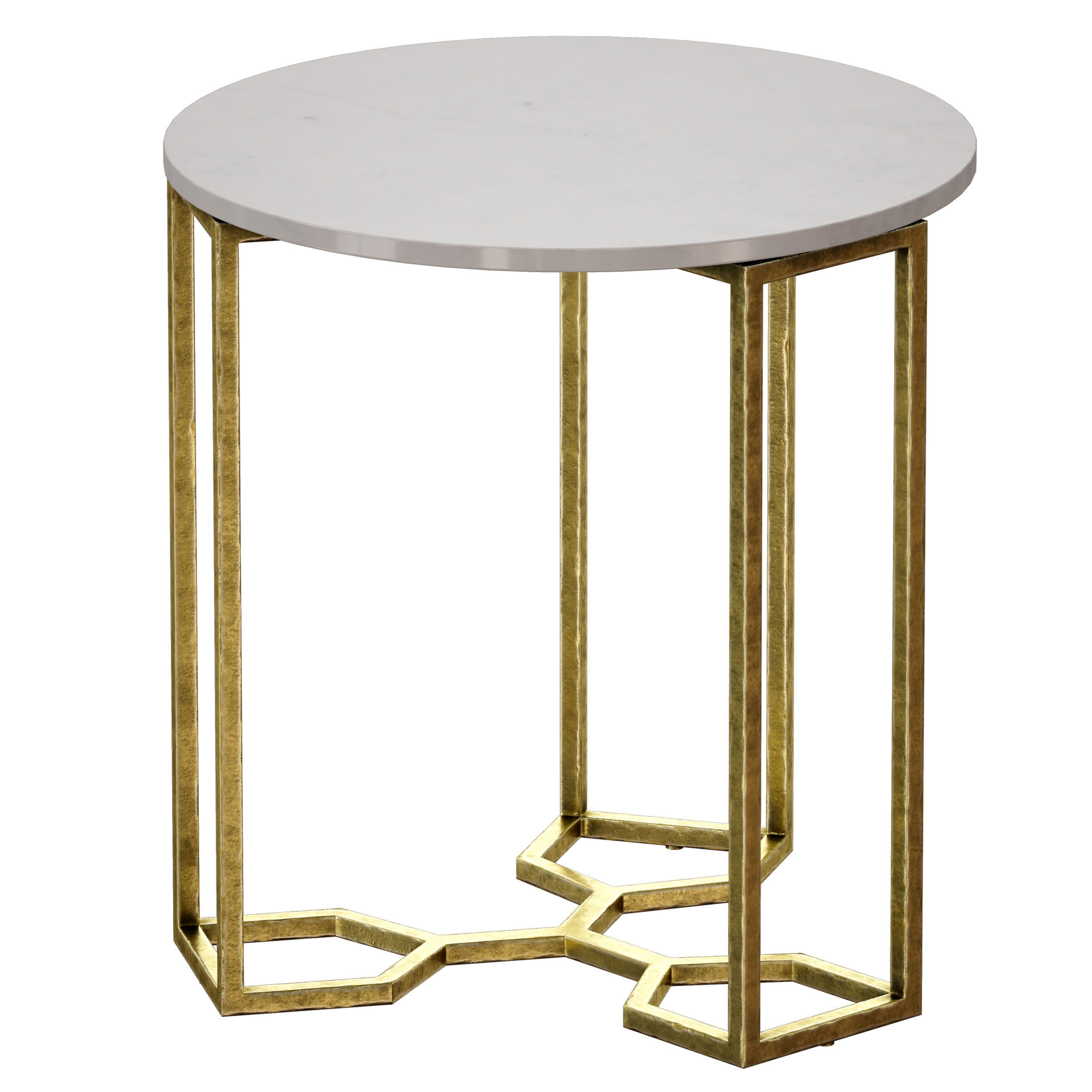 Hattie End Table Crate and Barrel 3D model_5