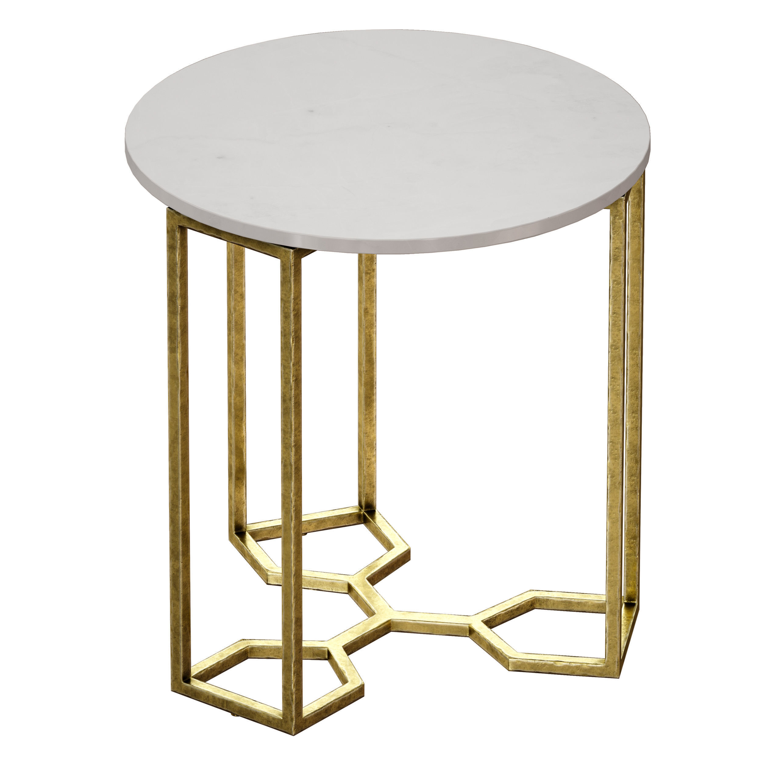 Hattie End Table Crate and Barrel 3D model_8