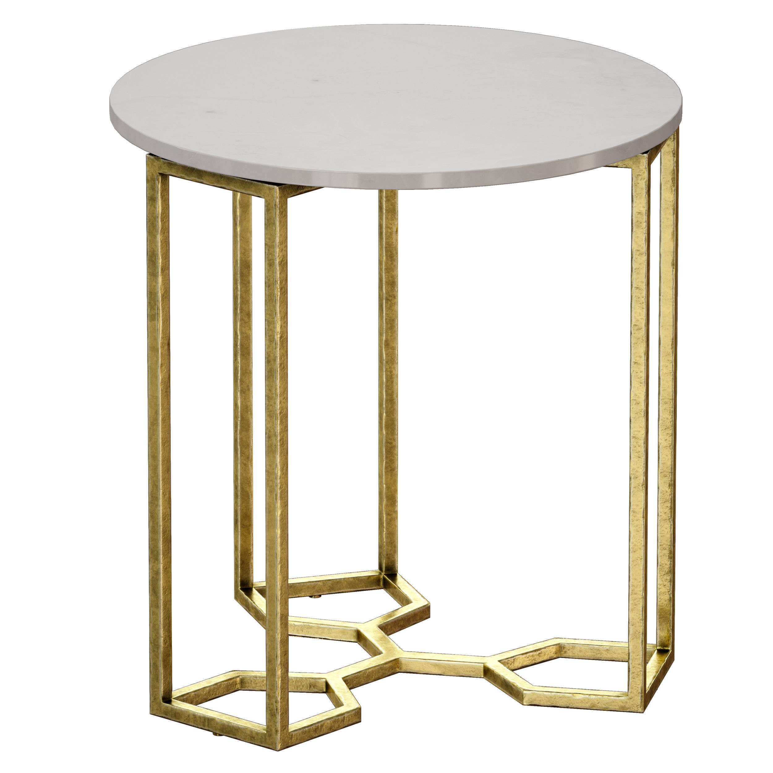 Hattie End Table Crate and Barrel 3D model_3
