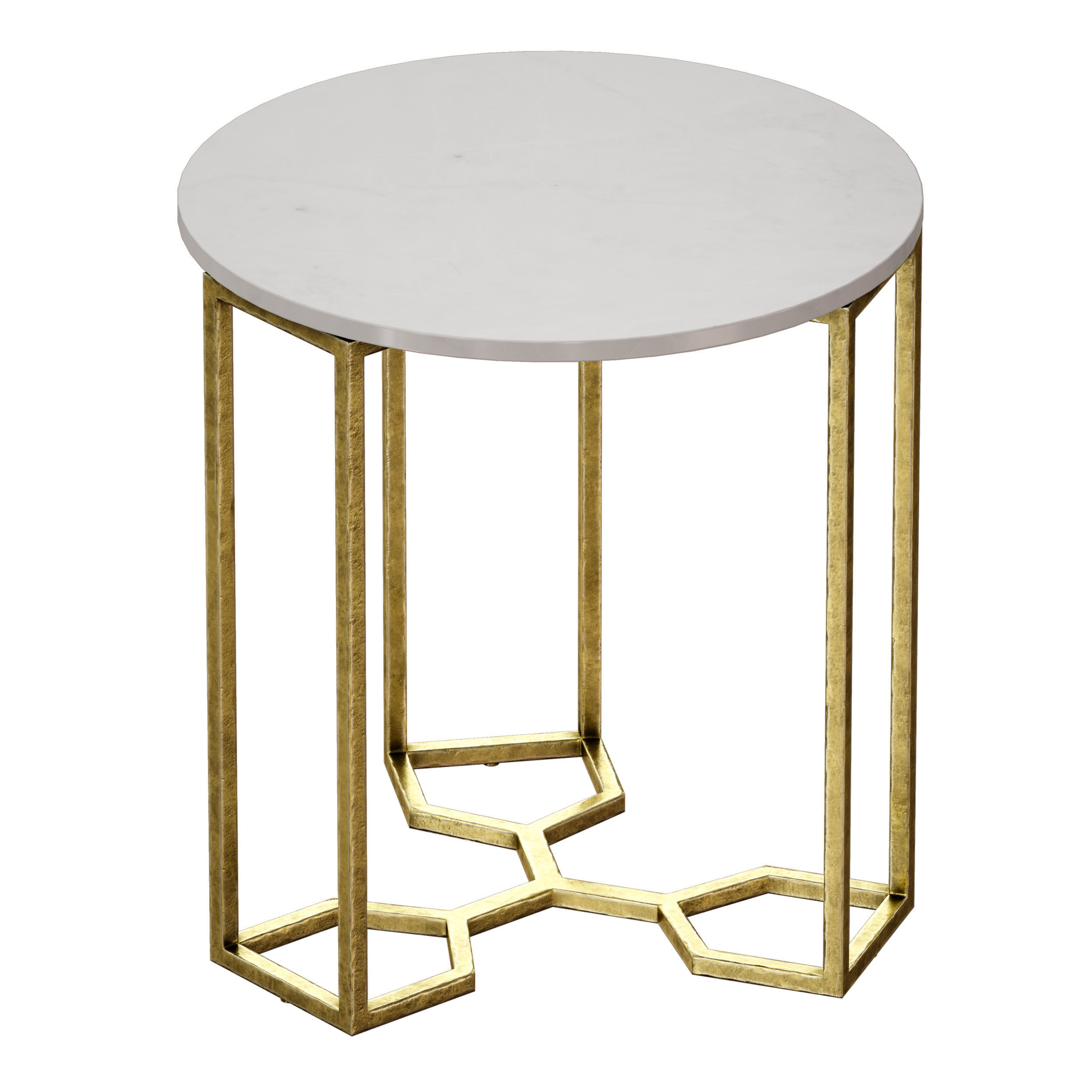 Hattie End Table Crate and Barrel 3D model_9