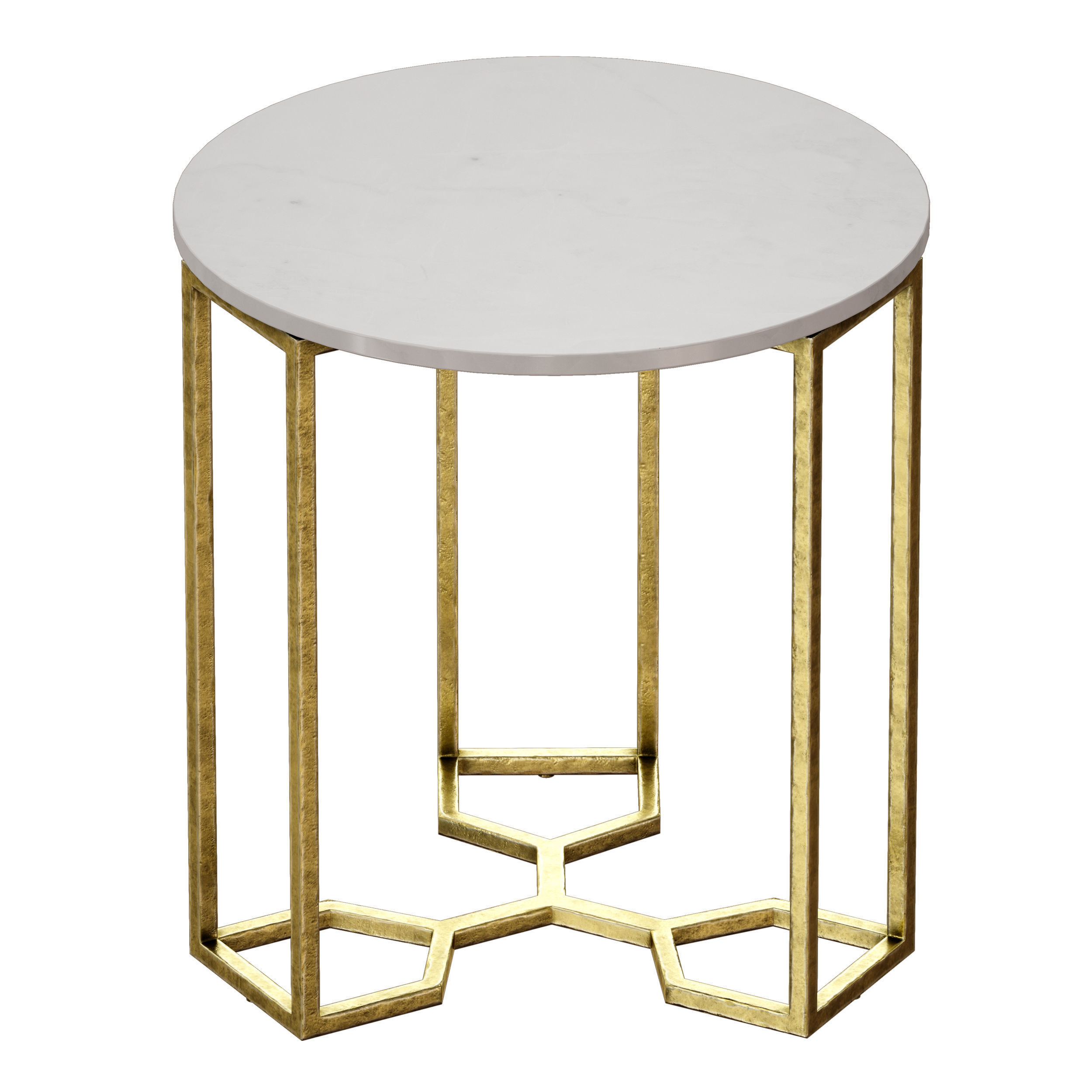 Hattie End Table Crate and Barrel 3D model_10