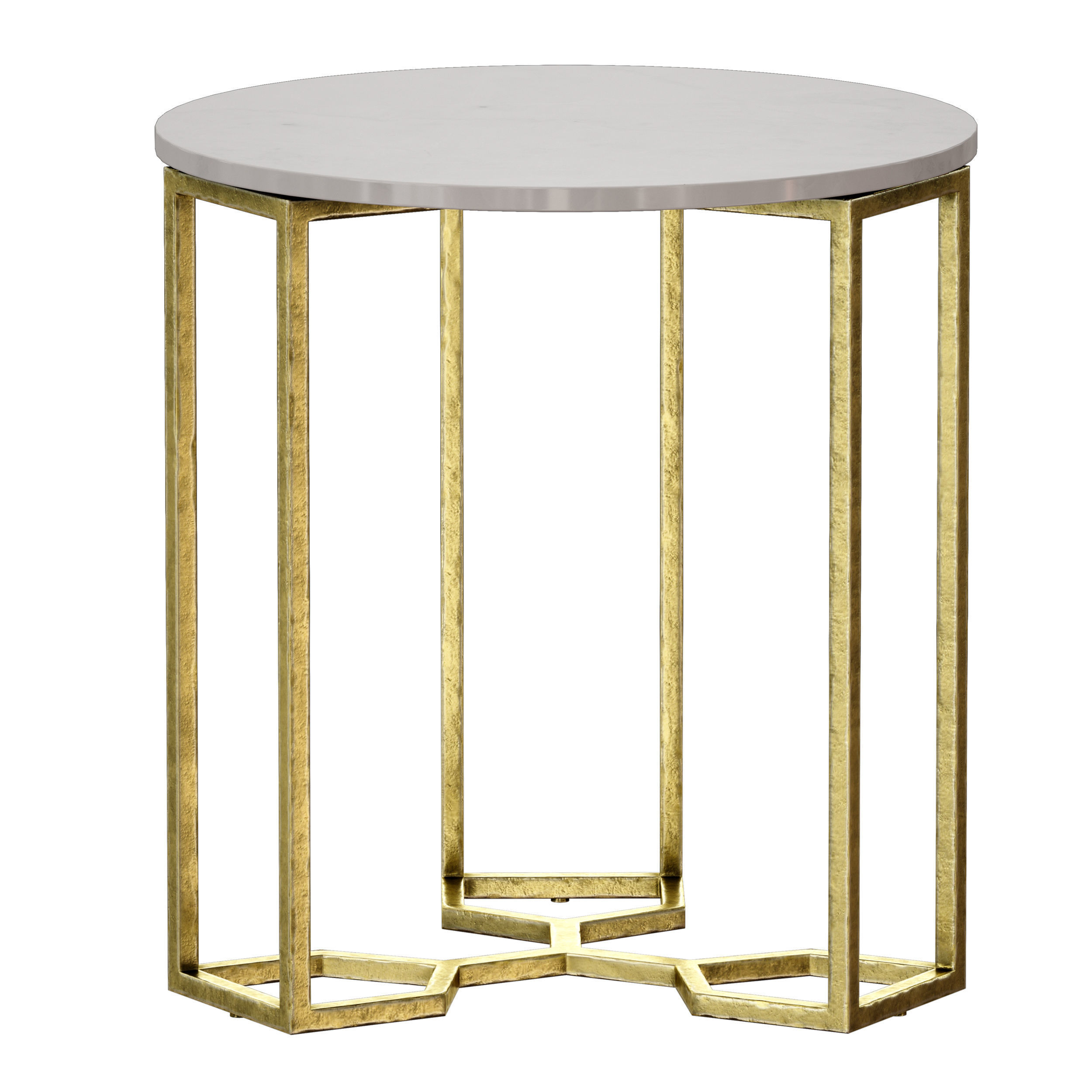 Hattie End Table Crate and Barrel 3D model_2