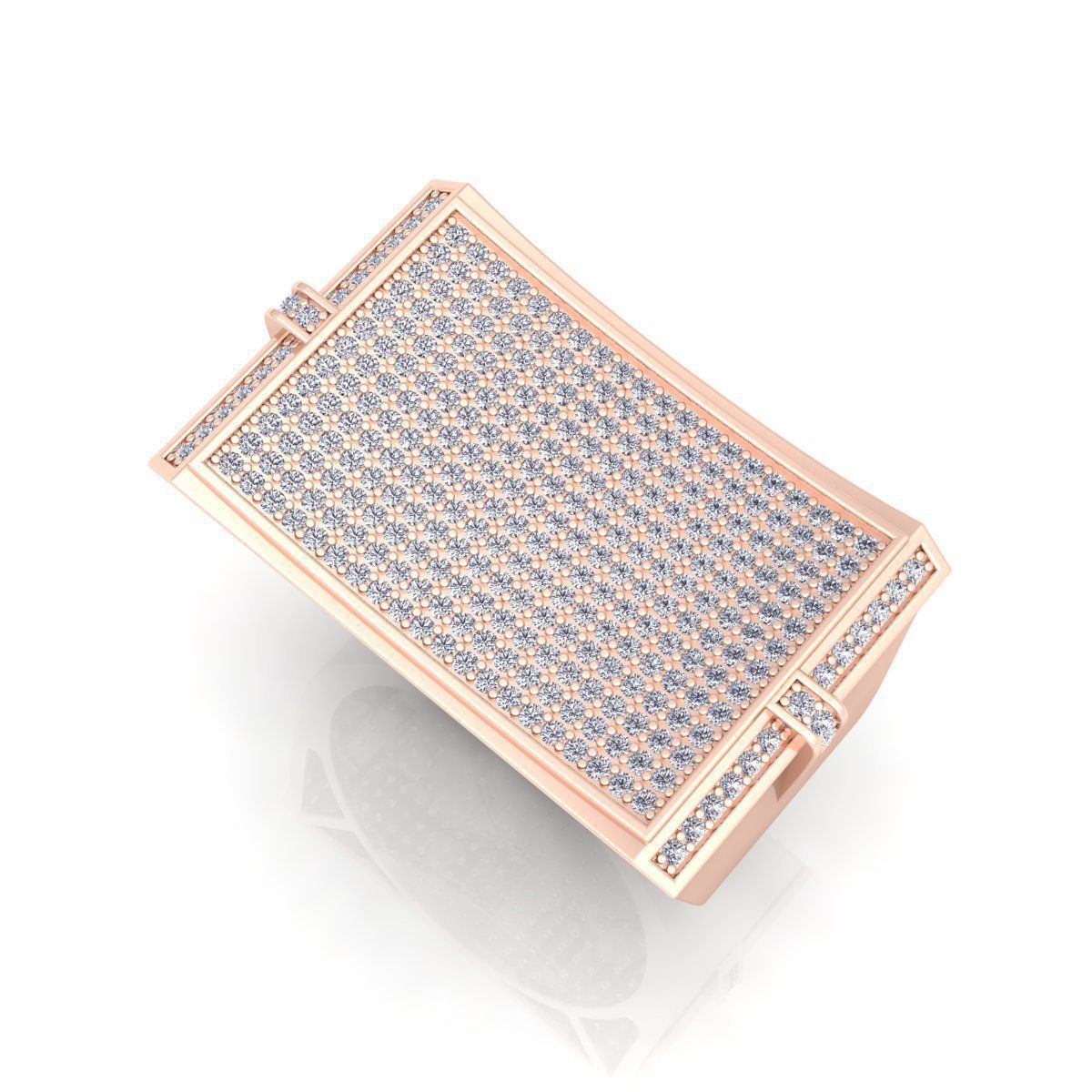 Fancy Mens Ring 01 3D print model_11