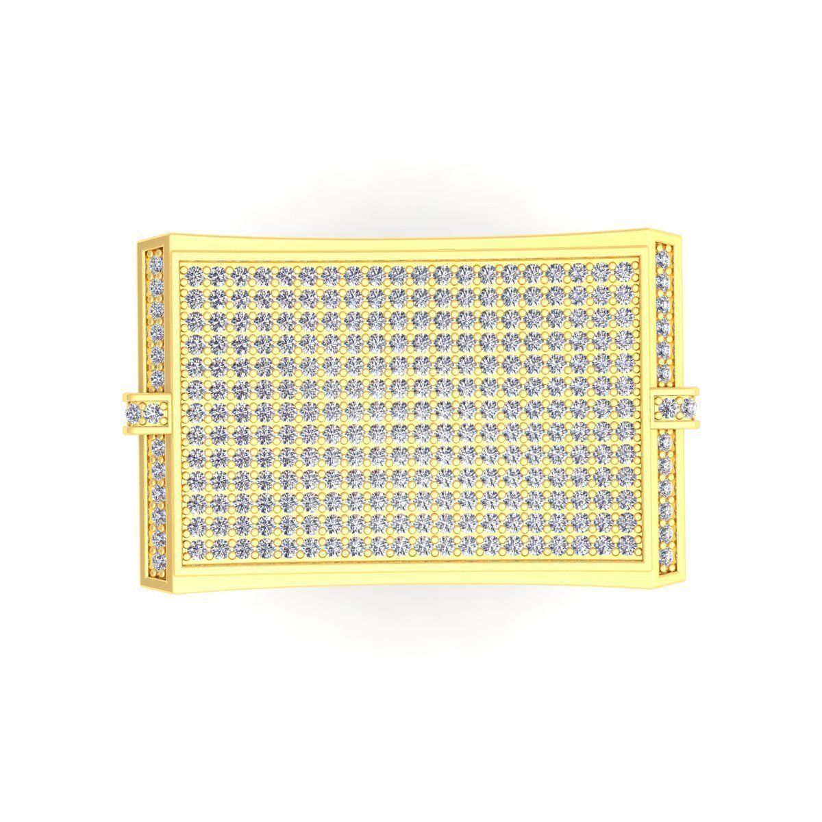 Fancy Mens Ring 01 3D print model_6