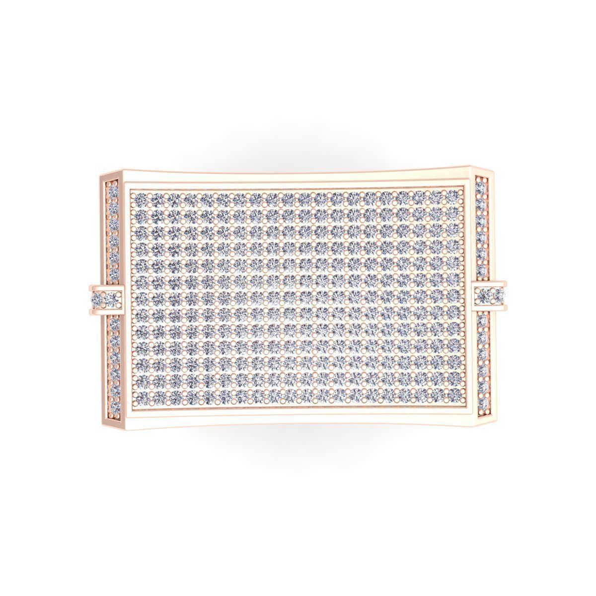 Fancy Mens Ring 01 3D print model_4