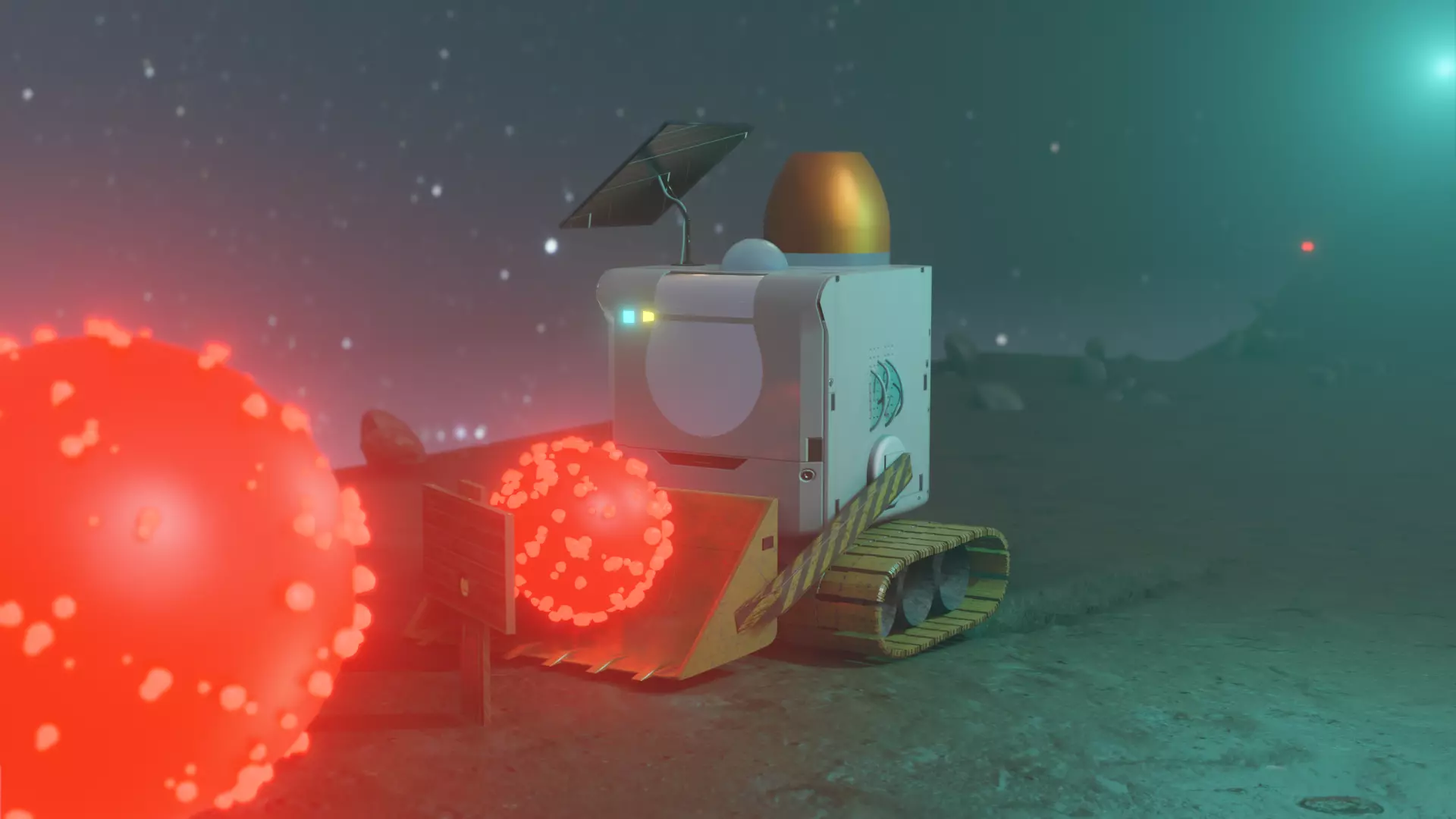 Corona Space Traktor 3D model_0